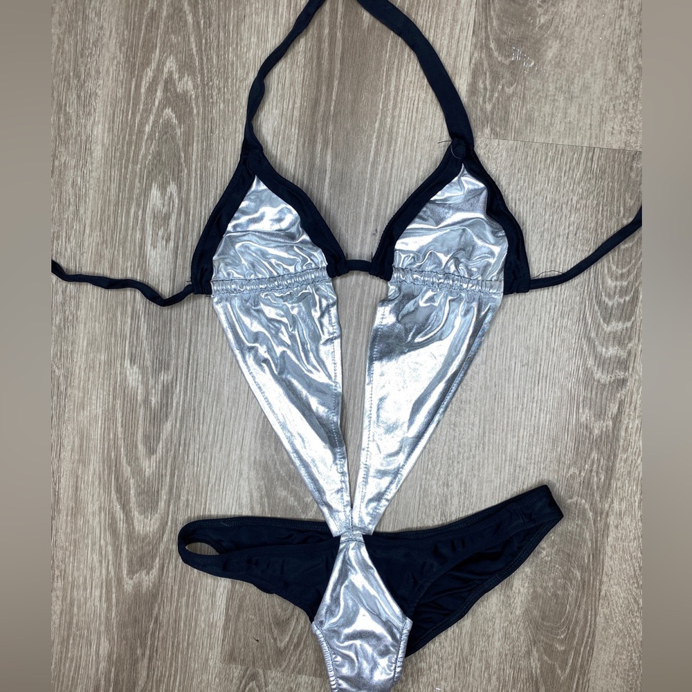 Black & Silver One Piece